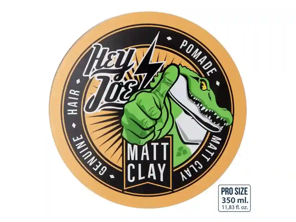 HEY JOE! ORIGINÁLNA VLASOVÁ POMÁDA MATT CLAY PRO VEĽKOSŤ 350ml. Hlina
