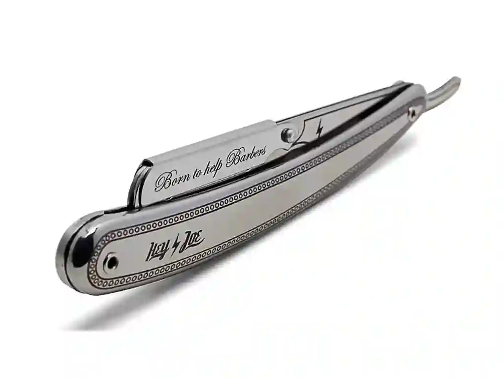 Prémiová klasická britva strieborná